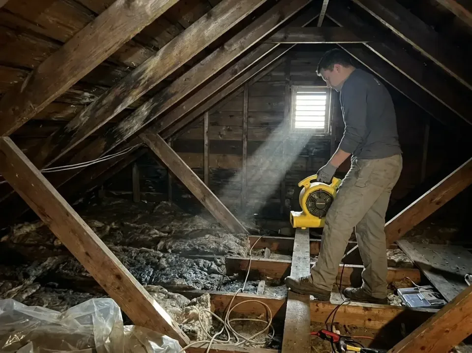 attic-water-damage-drying-proc-007 — frequently asked questions, Emergency Water Extraction & 24/7 Flood Response in Roland,…